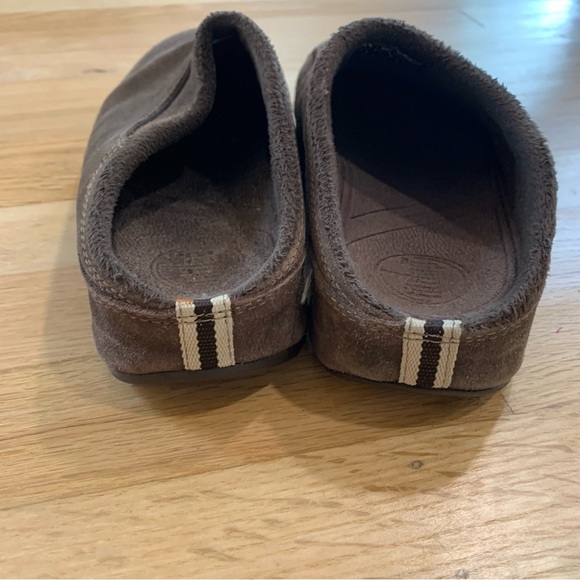 FitFlop Gogh Suede Slip Ons Clogs Shoes Brown Leather Comfort Slide Women’s 6 - Picture 5 of 10